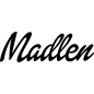 Preview: Madlen - Schriftzug aus Buchenholz
