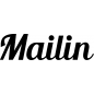 Preview: Mailin - Schriftzug aus Buchenholz