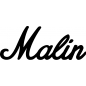 Preview: Malin - Schriftzug aus Buchenholz