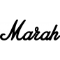 Preview: Marah - Schriftzug aus Buchenholz