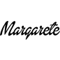 Preview: Margarete - Schriftzug aus Buchenholz