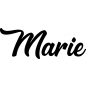 Preview: Marie - Schriftzug aus Buchenholz