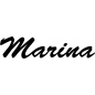 Preview: Marina - Schriftzug aus Buchenholz