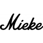 Preview: Mieke - Schriftzug aus Buchenholz