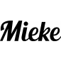 Preview: Mieke - Schriftzug aus Buchenholz