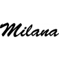 Preview: Milana - Schriftzug aus Buchenholz