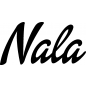 Preview: Nala - Schriftzug aus Buchenholz