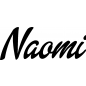 Preview: Naomi - Schriftzug aus Buchenholz