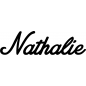 Preview: Nathalie - Schriftzug aus Buchenholz