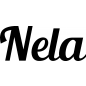 Preview: Nela - Schriftzug aus Buchenholz
