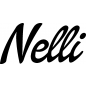 Preview: Nelli - Schriftzug aus Buchenholz