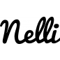 Preview: Nelli - Schriftzug aus Buchenholz