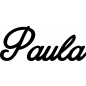 Preview: Paula - Schriftzug aus Buchenholz