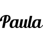 Preview: Paula - Schriftzug aus Buchenholz