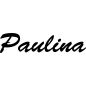 Preview: Paulina - Schriftzug aus Buchenholz