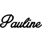 Preview: Pauline - Schriftzug aus Buchenholz