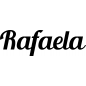 Preview: Rafaela - Schriftzug aus Buchenholz