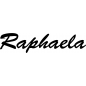 Preview: Raphaela - Schriftzug aus Buchenholz