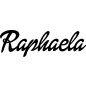 Preview: Raphaela - Schriftzug aus Buchenholz