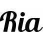 Preview: Ria - Schriftzug aus Buchenholz