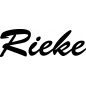 Preview: Rieke - Schriftzug aus Buchenholz
