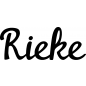 Preview: Rieke - Schriftzug aus Buchenholz