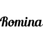 Preview: Romina - Schriftzug aus Buchenholz