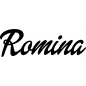 Preview: Romina - Schriftzug aus Buchenholz