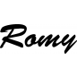 Preview: Romy - Schriftzug aus Buchenholz