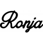 Preview: Ronja - Schriftzug aus Buchenholz
