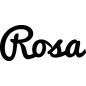 Preview: Rosa - Schriftzug aus Buchenholz