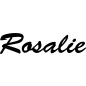Preview: Rosalie - Schriftzug aus Buchenholz