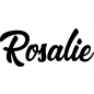 Preview: Rosalie - Schriftzug aus Buchenholz