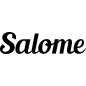 Preview: Salome - Schriftzug aus Buchenholz