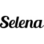 Preview: Selena - Schriftzug aus Buchenholz