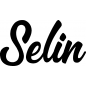 Preview: Selin - Schriftzug aus Buchenholz