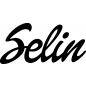 Preview: Selin - Schriftzug aus Buchenholz
