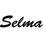 Preview: Selma - Schriftzug aus Buchenholz