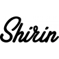Preview: Shirin - Schriftzug aus Buchenholz
