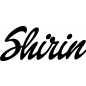 Preview: Shirin - Schriftzug aus Buchenholz
