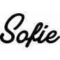 Preview: Sofie - Schriftzug aus Buchenholz
