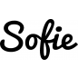 Preview: Sofie - Schriftzug aus Buchenholz