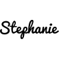 Preview: Stephanie - Schriftzug aus Buchenholz