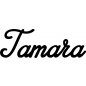 Preview: Tamara - Schriftzug aus Buchenholz