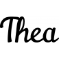 Preview: Thea - Schriftzug aus Buchenholz