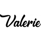 Preview: Valerie - Schriftzug aus Buchenholz