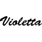 Preview: Violetta - Schriftzug aus Buchenholz