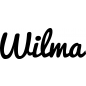 Preview: Wilma - Schriftzug aus Buchenholz
