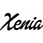 Preview: Xenia - Schriftzug aus Buchenholz
