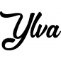 Preview: Ylva - Schriftzug aus Buchenholz